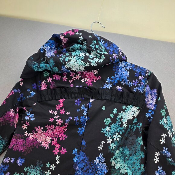 Lululemon Run Bandit Petal Pop Jacket Hooded Full Zip Thumb Holes Peplum‎ Hem 6 - Picture 7 of 12
